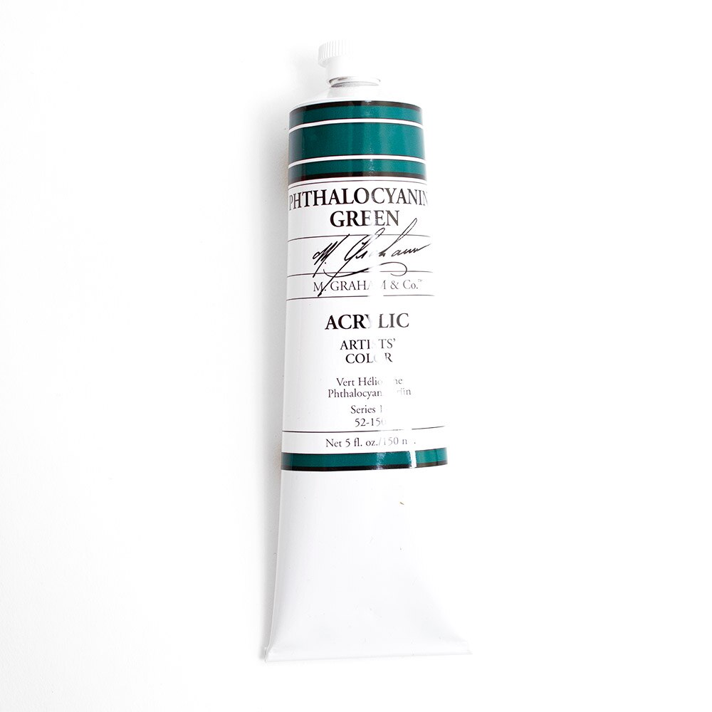 M. Graham & Co., Artists', Acrylic Paint, 5oz, Phthalocyanine Green